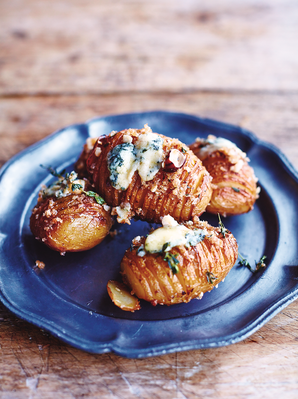 Ultimate Christmas Hasselback Potatoes with Savory Pigs in Blankets